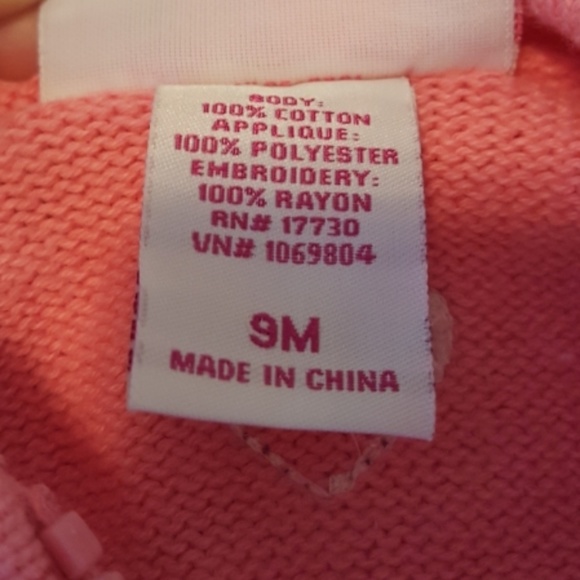 ⬇️ Pink Hearts Knit Zippered Hooded Jacket 9 - Picture 4 of 5